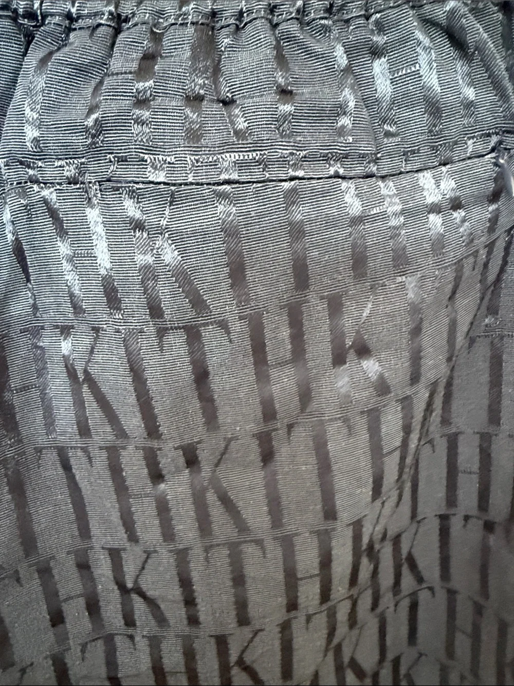 Kith Navy Jacquard Logo Drawstring Shorts Sz M